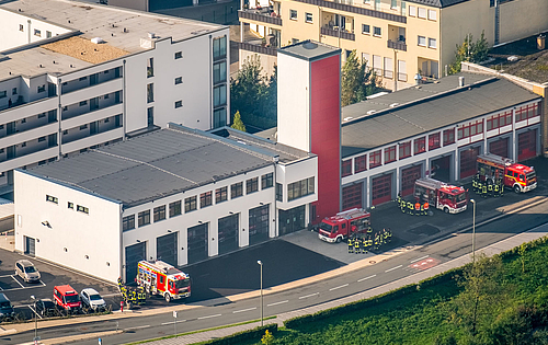 Stadt Meschede - Anbau Feuerwehrgerätehaus - Meschede